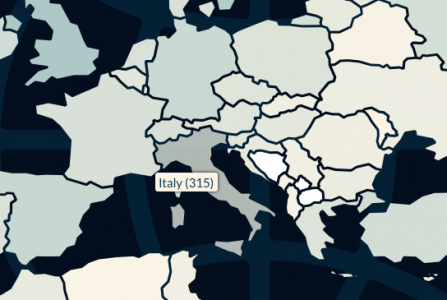 Italia jäi niukasti Top 20:n ulkopuolelle.