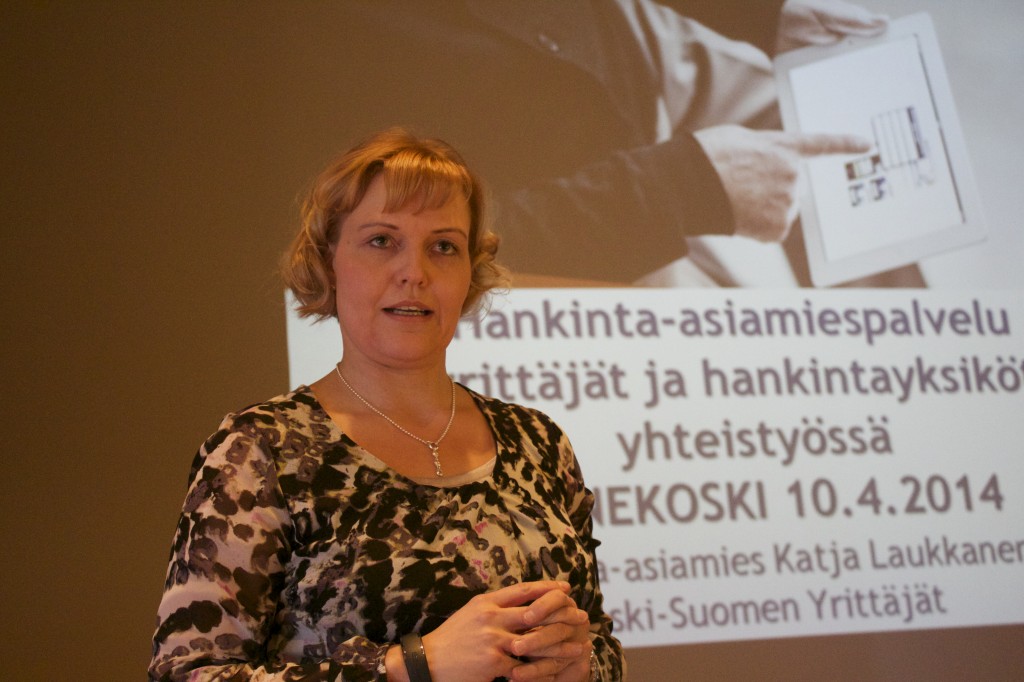 Hankinta-asiamies Katja Laukkanen.
