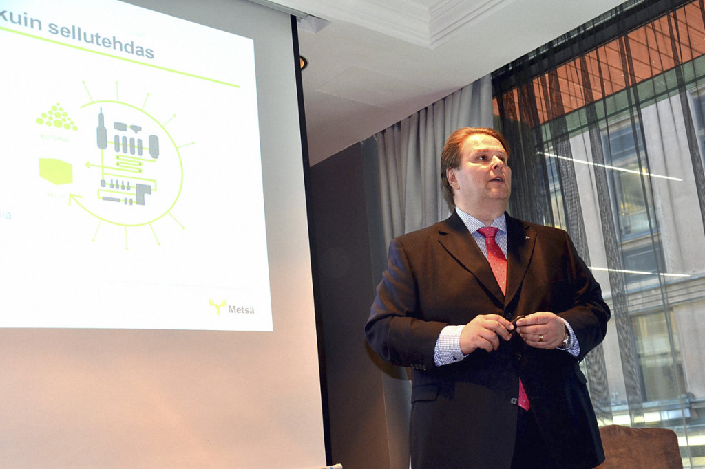 Metsä Group tiedotustilaisuus Ilkka Hämälä
