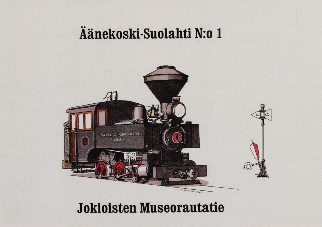 Iso-Pässin piirroskortti Äänekoski–Suolahti N:o 1