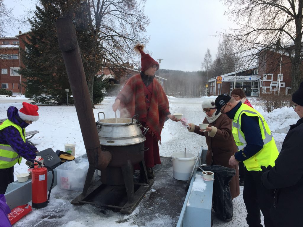 LC Helmin riisipuurotykillä oli sykettä.