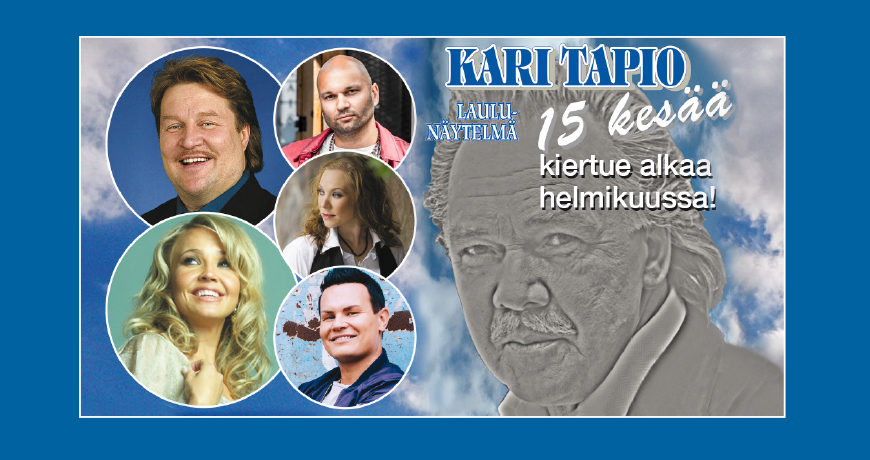 Kari Tapio 15 kesää -laulunäytelmä nähdään ja kuullaan Suolahtisalissa | ÄKS