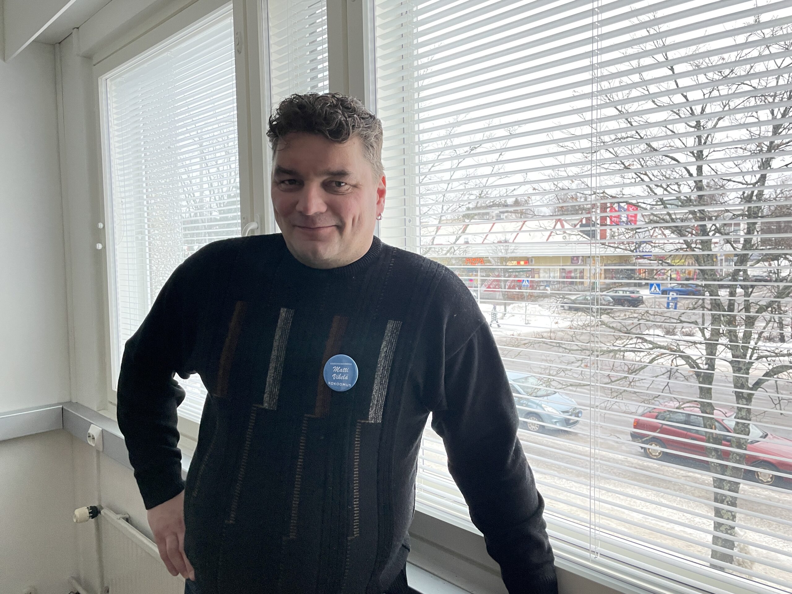Matti Vihelä on Kokoomuksen duunariehdokas ÄKS