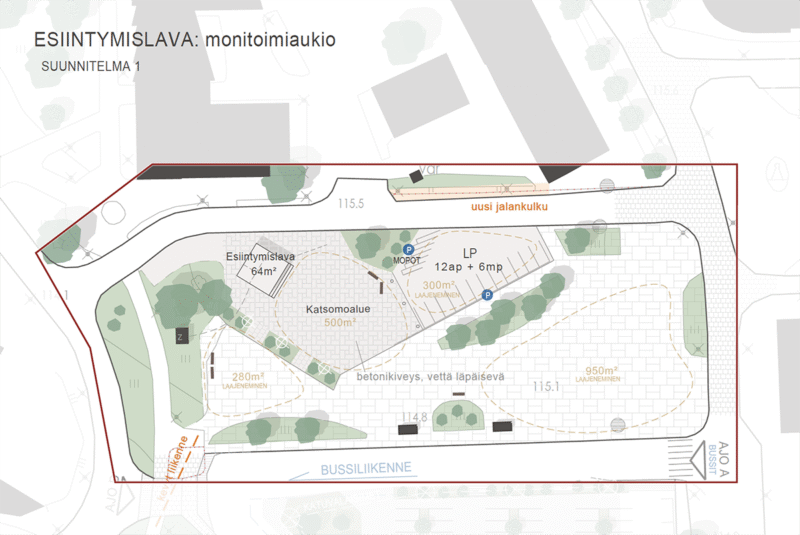 Osallistava esiintymislava etenee suunnitteluvaiheeseen – nuorten toiveista ja kuntalaisten ideasta kohti toteutusta