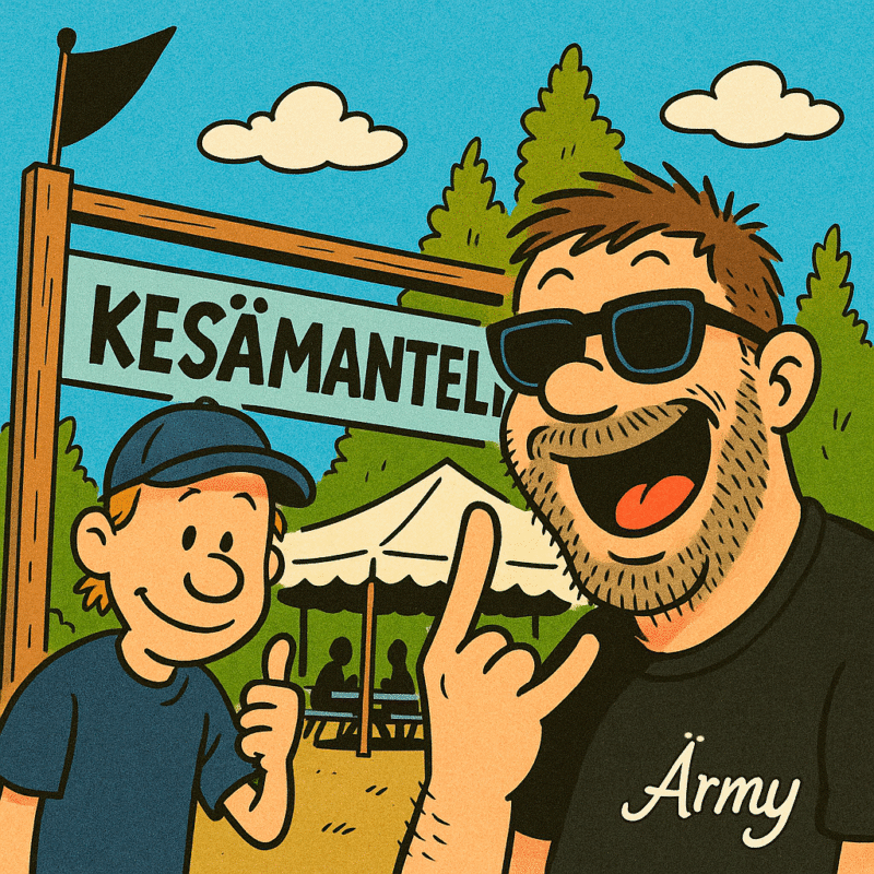 Ärmyn Kesämanteli raikaa taas