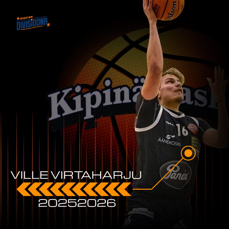 Virtaharju jatkaa Kipinä Basketissa