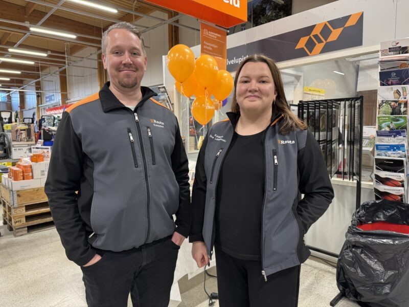 Äänekosken K-Raudassa avajaistunnelmaa – uudet kauppiaat iloitsevat lämpimästä vastaanotosta