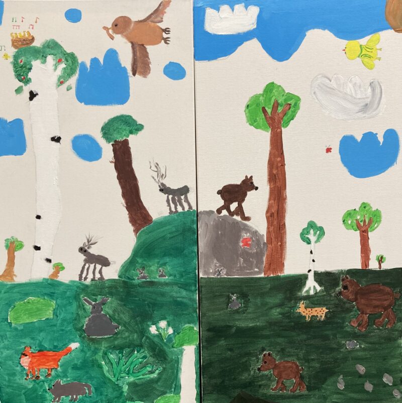 Sumiaisissa tehtiin yhteisötaidetta