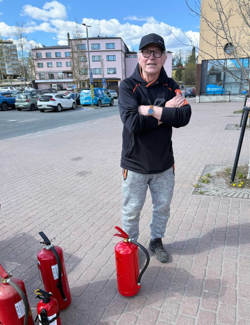 Äänekoskella tarkastettiin yli 250 käsisammutinta