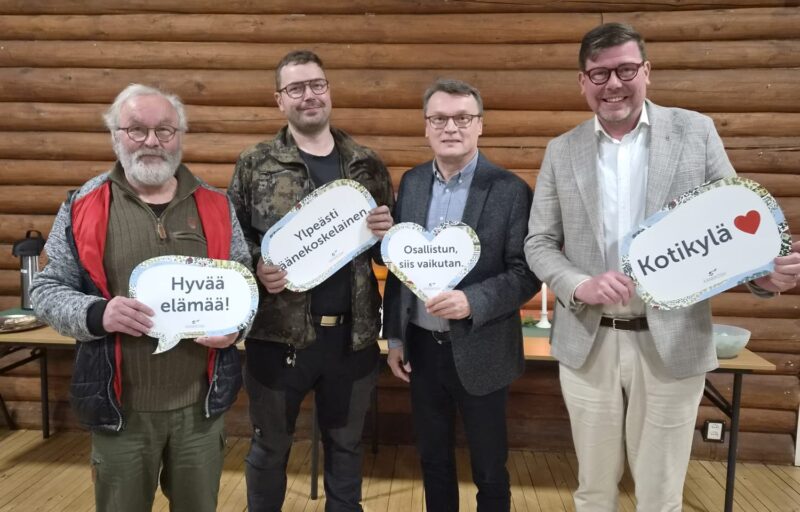 Mämmellä kehitetään kylää aktiivisesti – kyläilloissa kehitetään Äänekoskea yhdessä